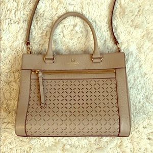 Kate Spade Taupe Perri Lane Romy Satchel